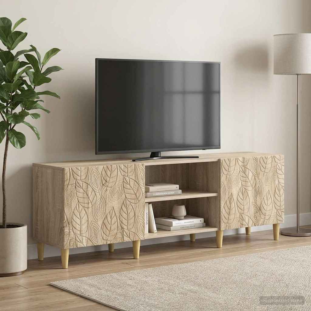 TV-skab 150 x 31 x 50 cm Sonoma-eg Konstrueret træ
