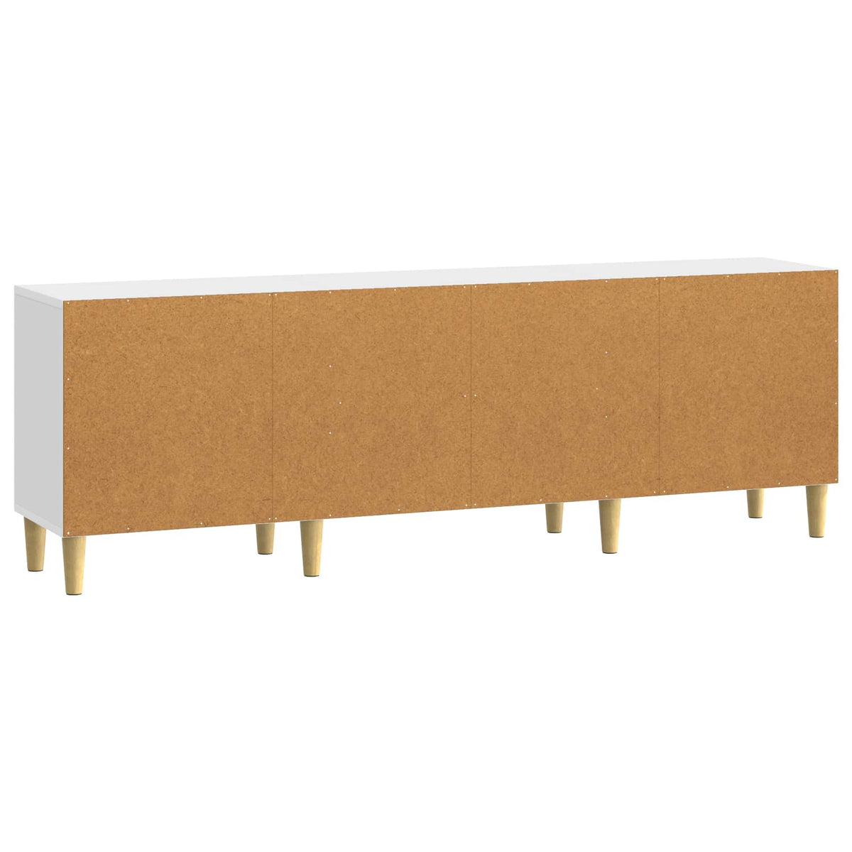 TV-skab 150 x 31 x 50 cm Hvid højglans Konstrueret træ