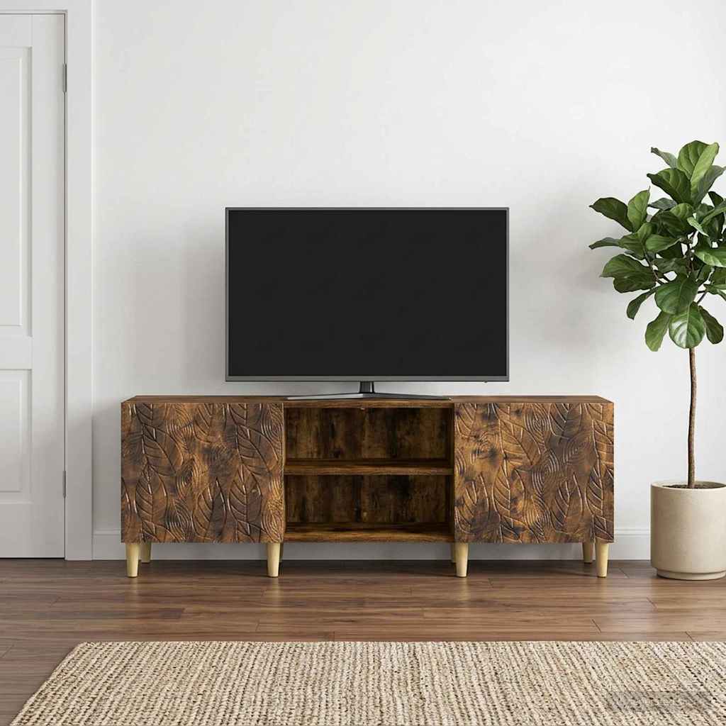 TV-skab 150 x 31 x 50 cm Røget eg Konstrueret træ