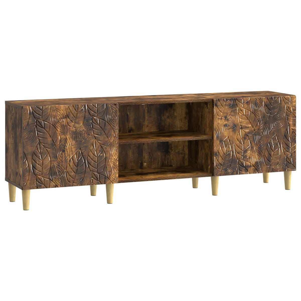 TV-skab 150 x 31 x 50 cm Røget eg Konstrueret træ