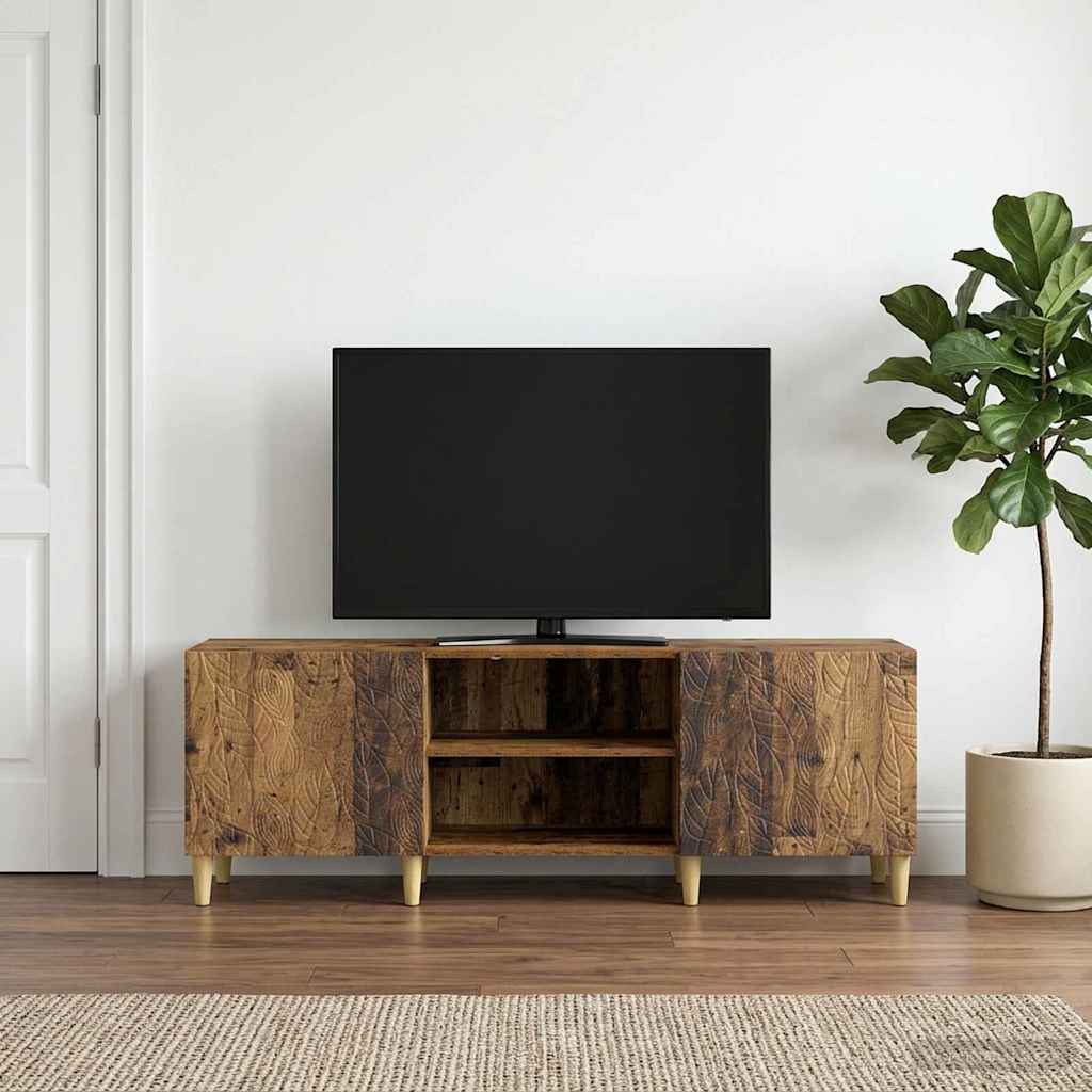 TV-skab 150 x 31 x 50 cm Gammelt træ Konstrueret træ