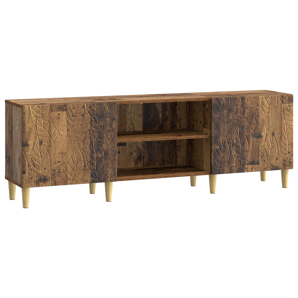 TV-skab 150 x 31 x 50 cm Gammelt træ Konstrueret træ