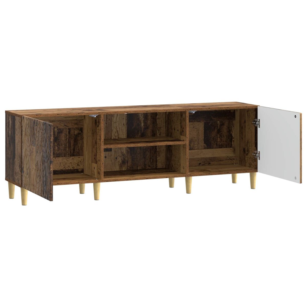 TV-skab 150 x 31 x 50 cm Gammelt træ Konstrueret træ