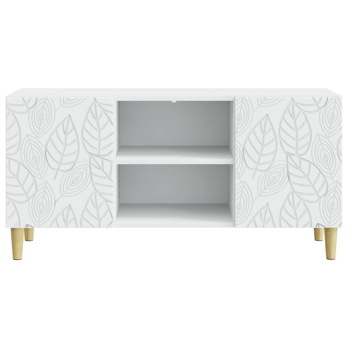 TV-skab 102 x 34,5 x 50 cm Hvid Konstrueret træ