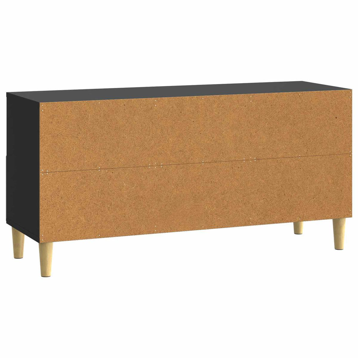 TV-skab 102 x 34,5 x 50 cm Sort Konstrueret træ
