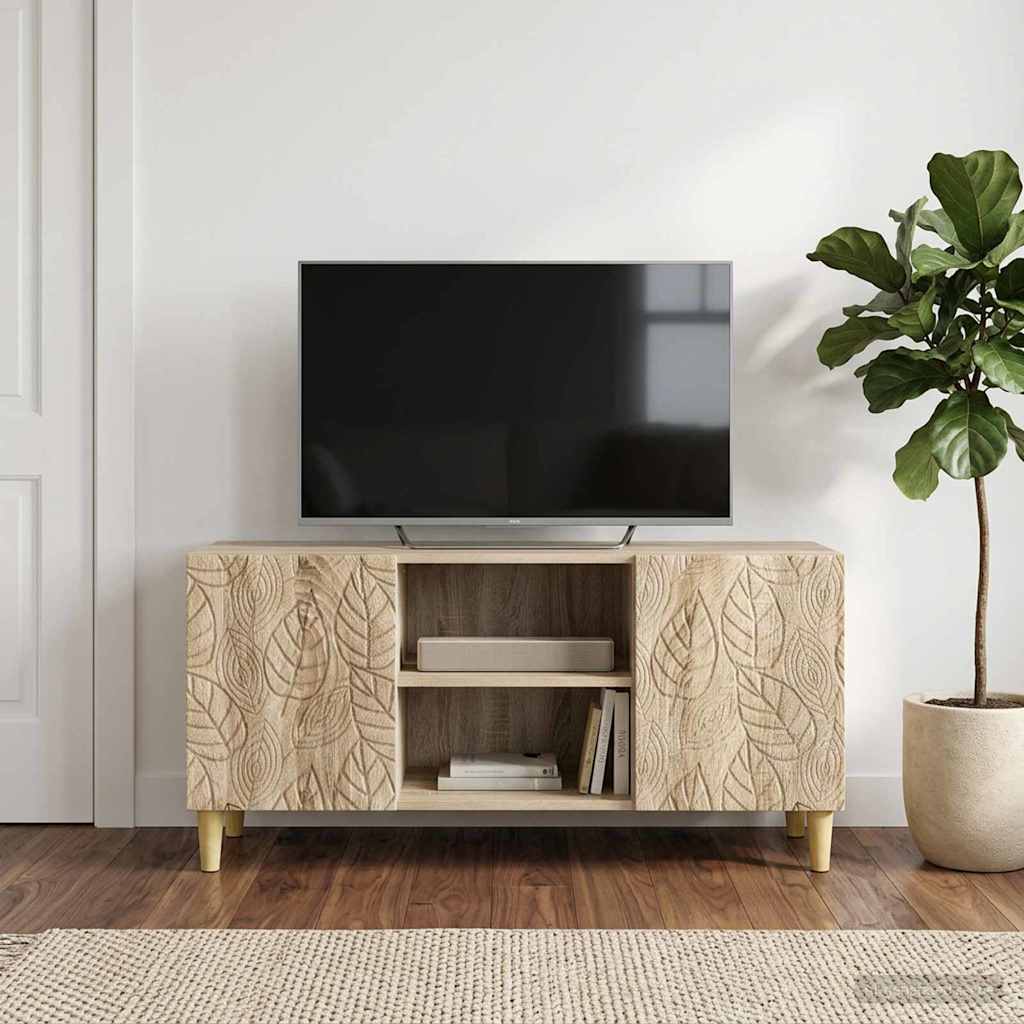 TV-skab 102 x 34,5 x 50 cm Sonoma-eg Konstrueret træ