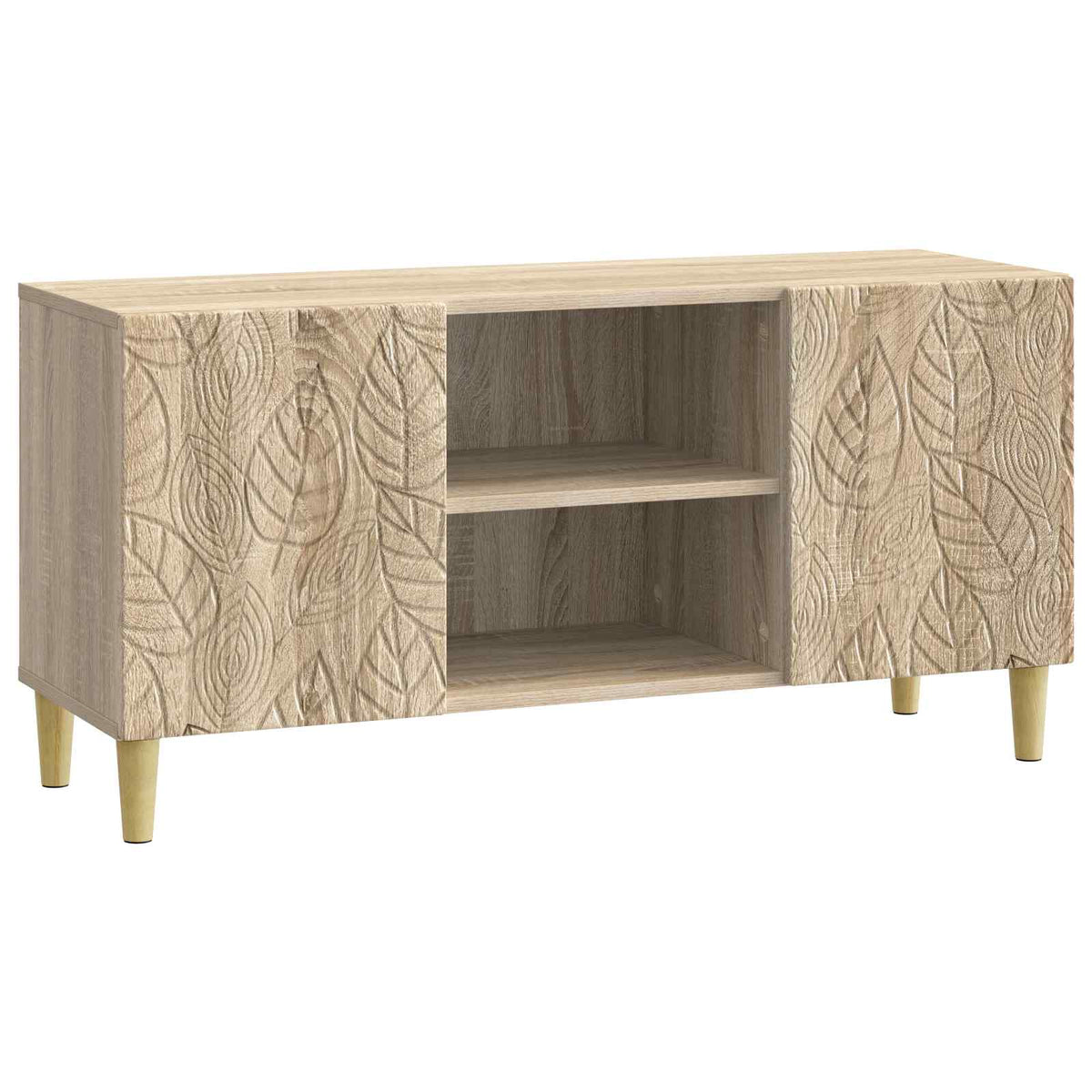 TV-skab 102 x 34,5 x 50 cm Sonoma-eg Konstrueret træ