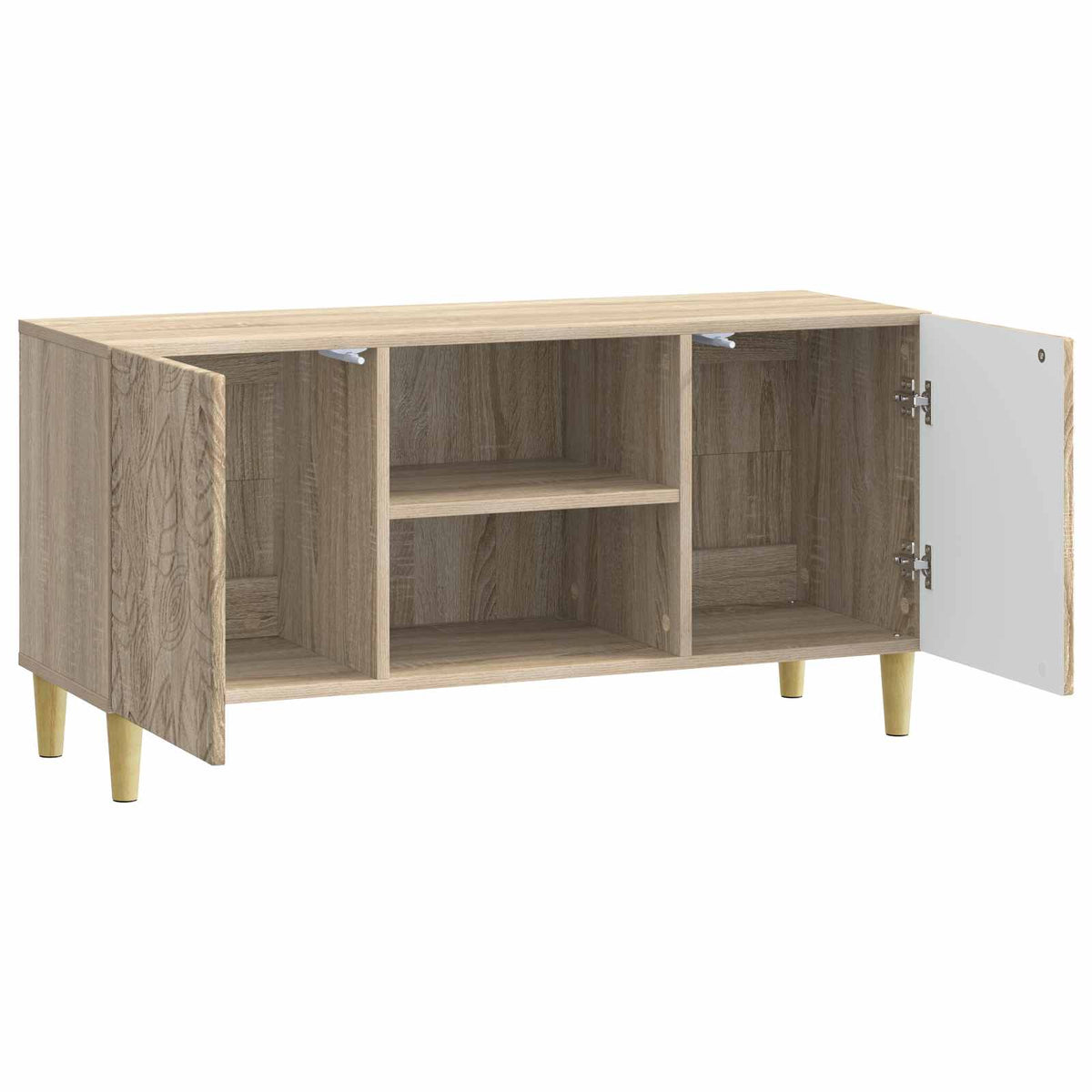 TV-skab 102 x 34,5 x 50 cm Sonoma-eg Konstrueret træ