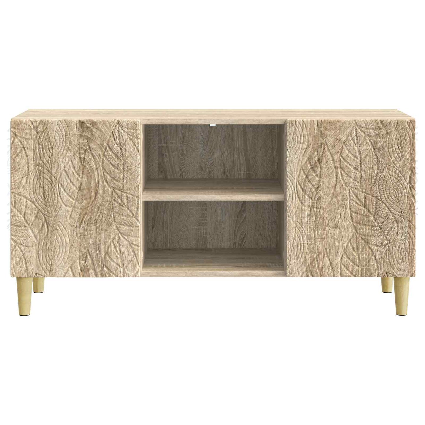 TV-skab 102 x 34,5 x 50 cm Sonoma-eg Konstrueret træ