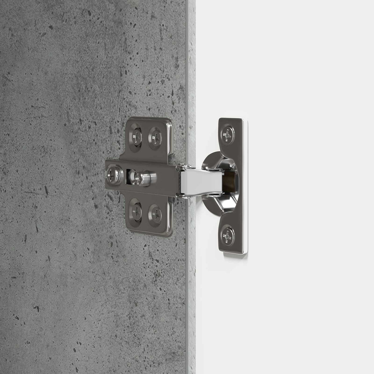 TV-skab 102 x 34,5 x 50 cm Betongrå Konstrueret træ