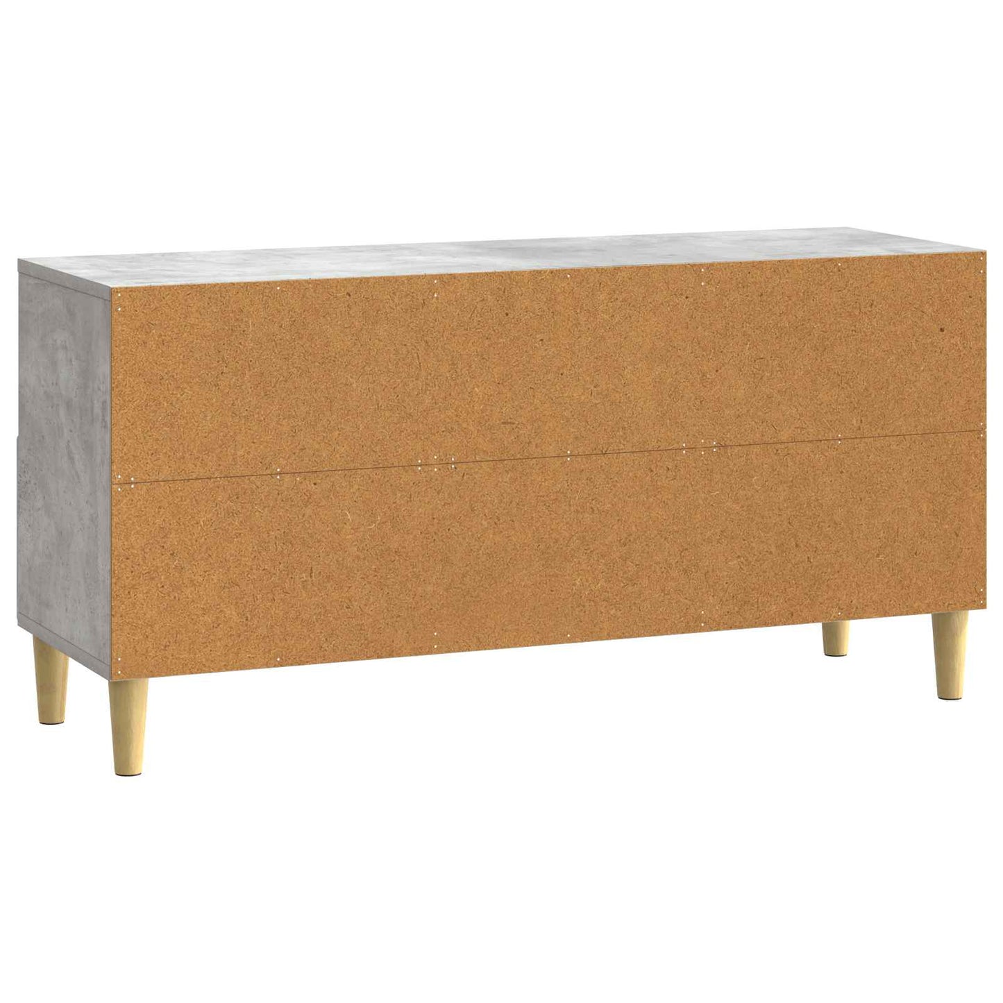 TV-skab 102 x 34,5 x 50 cm Betongrå Konstrueret træ