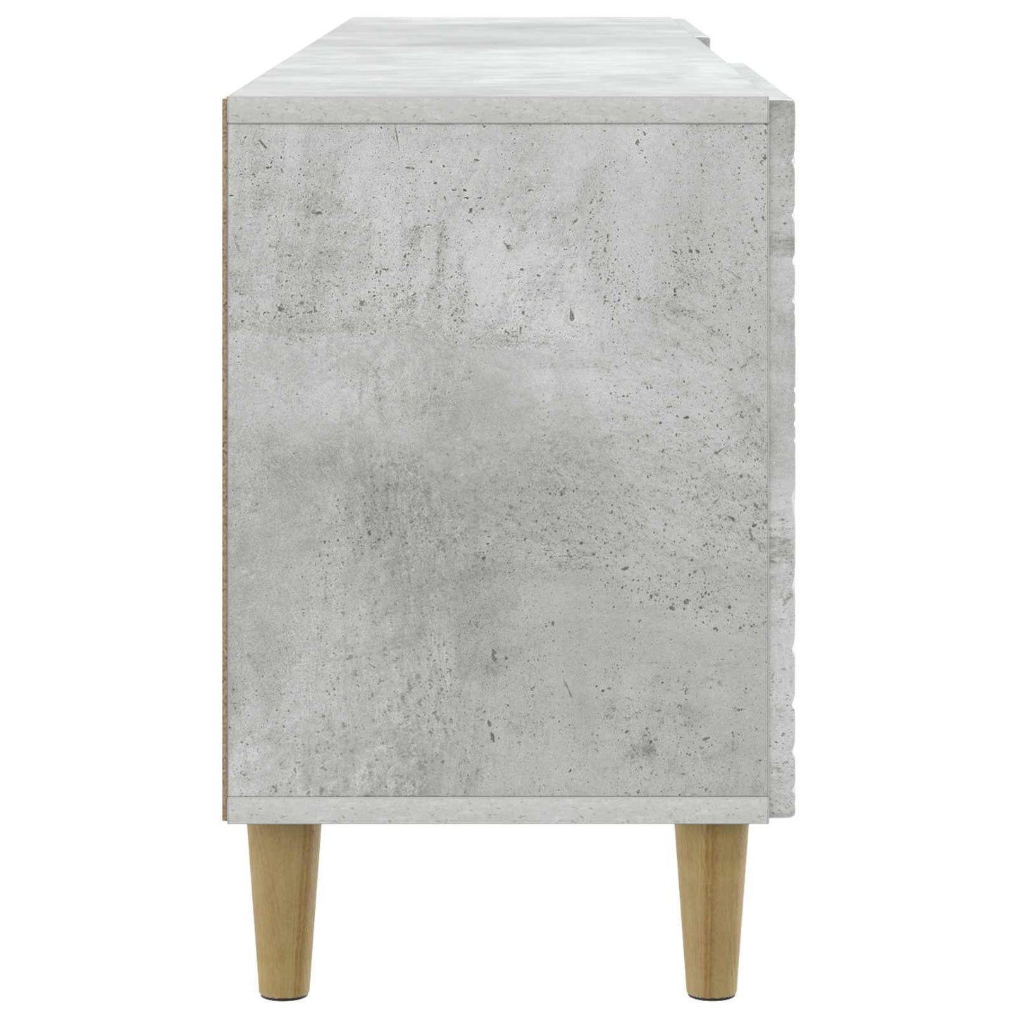 TV-skab 102 x 34,5 x 50 cm Betongrå Konstrueret træ
