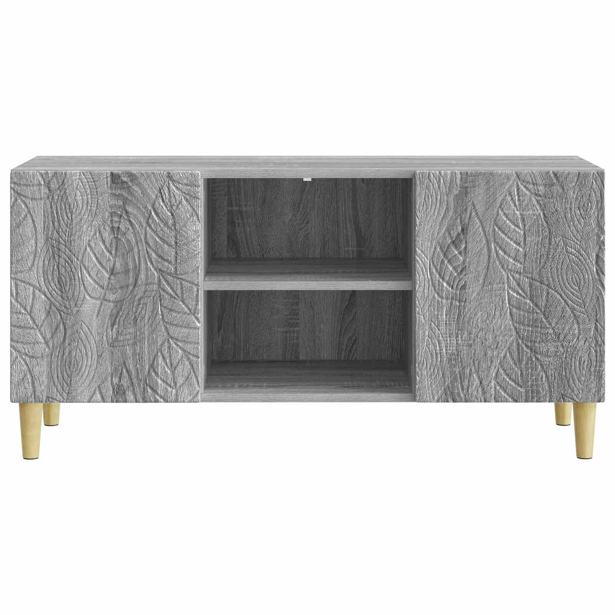 TV-skab 102 x 34,5 x 50 cm Grå Sonoma Konstrueret træ