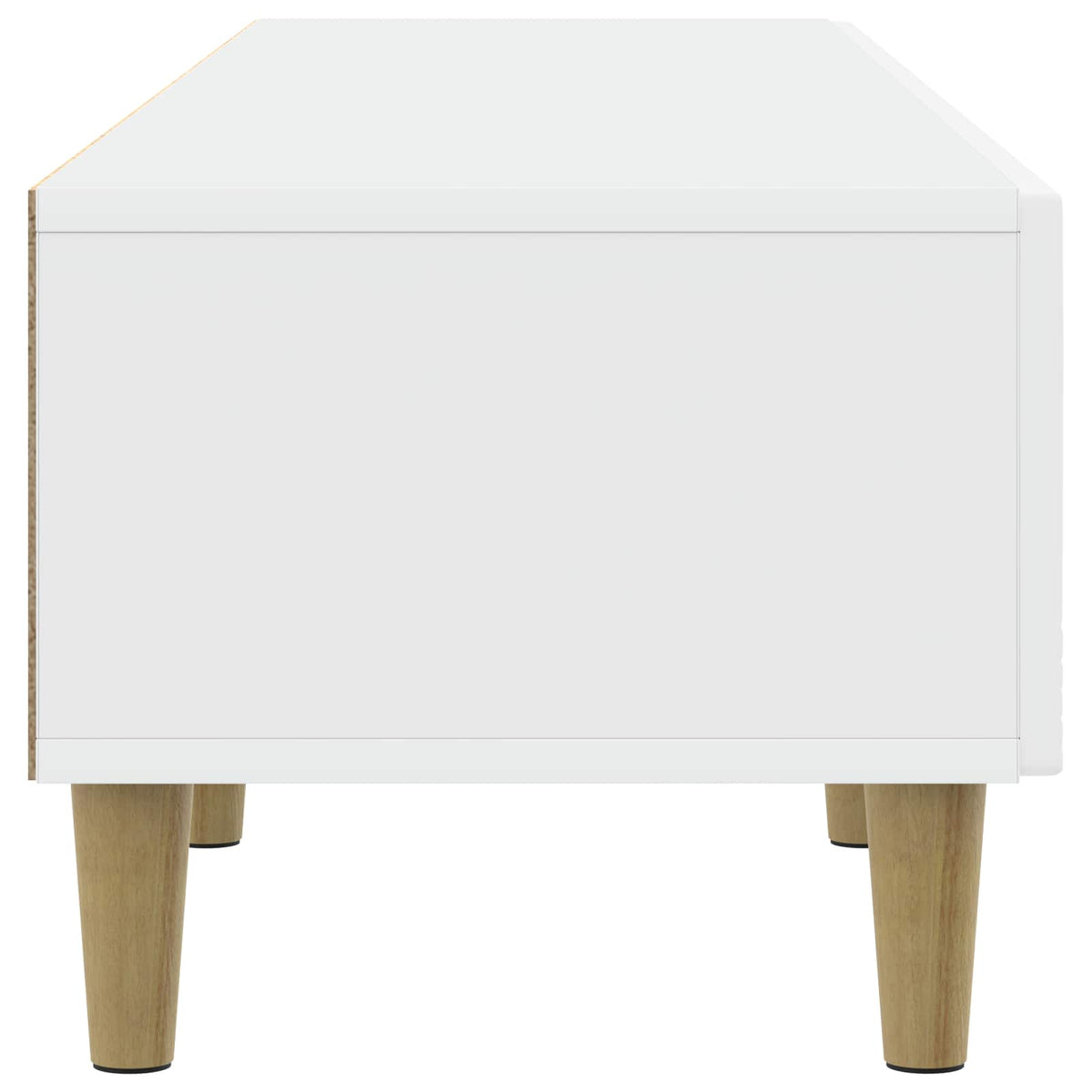 TV-skab 147 x 34,5 x 30 cm Hvid Konstrueret træ