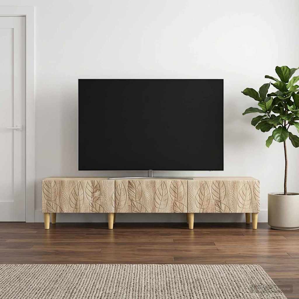 TV-skab 147 x 34,5 x 30 cm Sonoma-eg Konstrueret træ