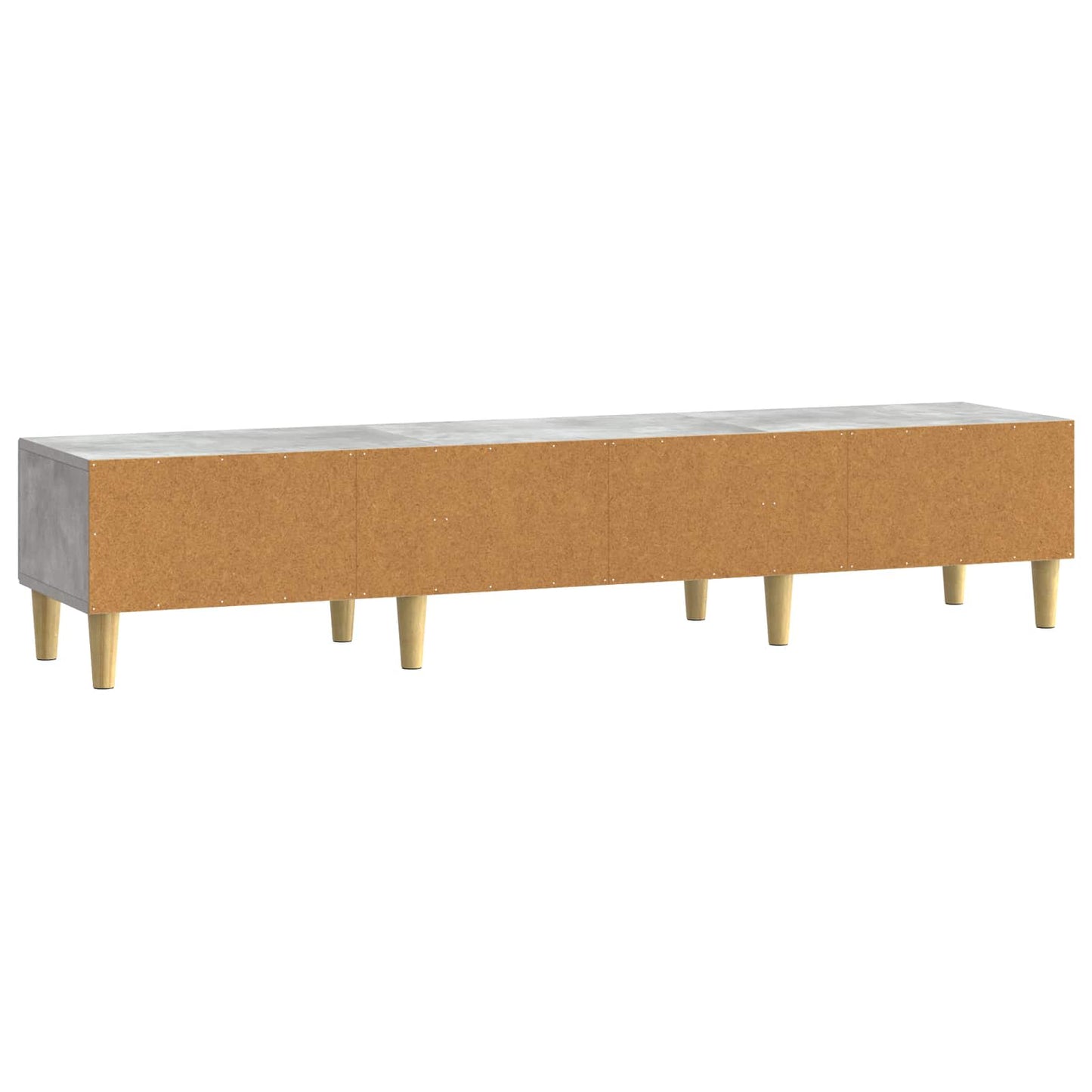 TV-skab 147 x 34,5 x 30 cm Betongrå Konstrueret træ