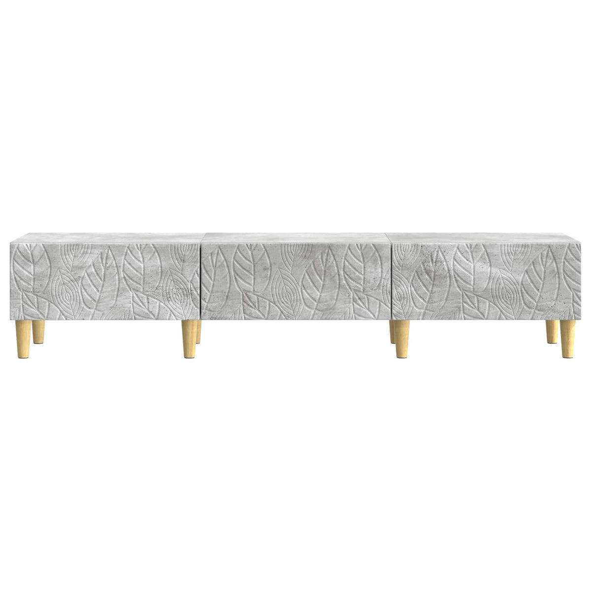 TV-skab 147 x 34,5 x 30 cm Betongrå Konstrueret træ