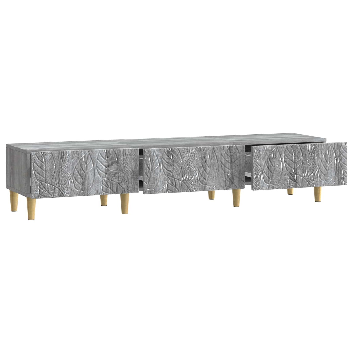 TV-skab 147 x 34,5 x 30 cm Grå Sonoma Konstrueret træ