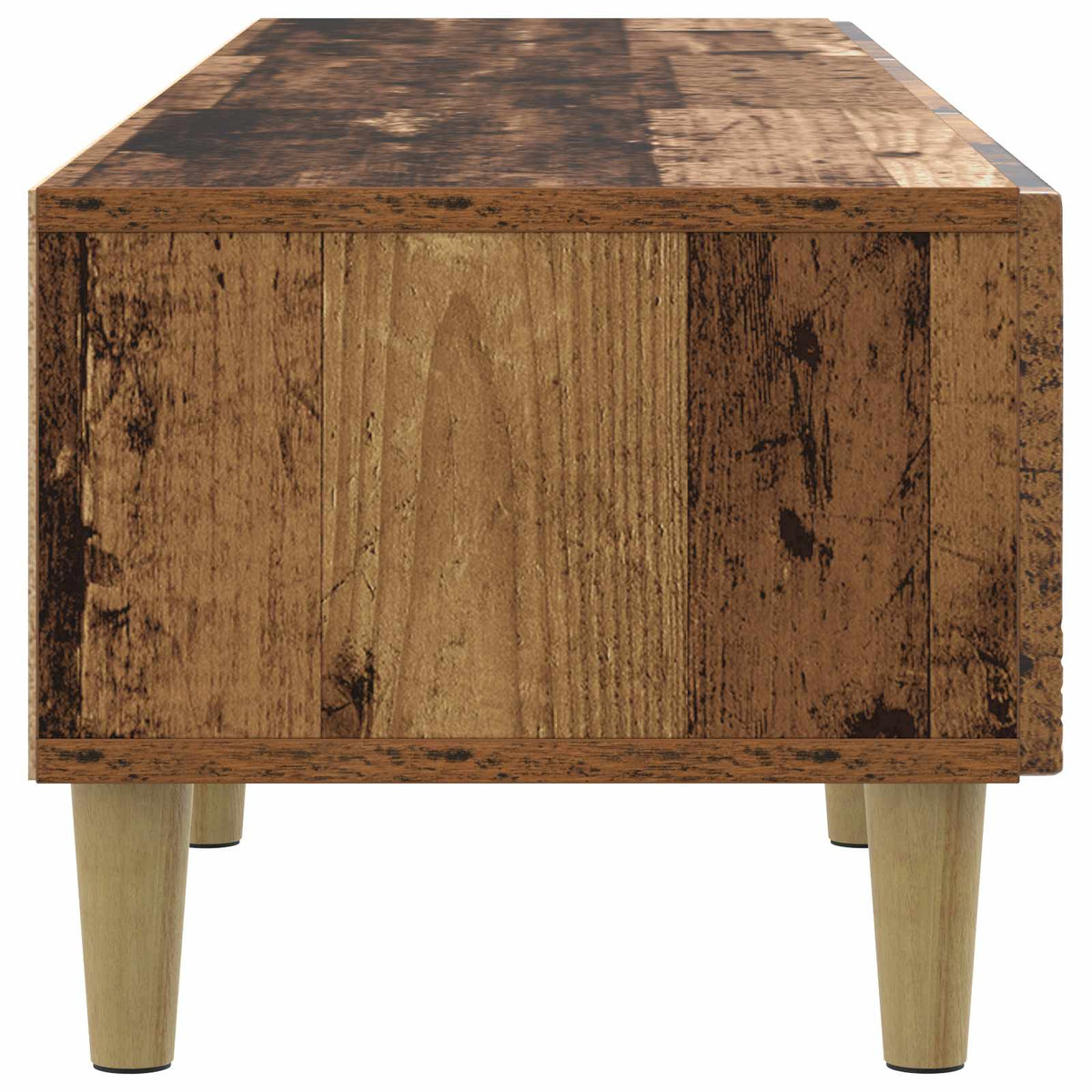 TV-skab 147 x 34,5 x 30 cm Gammelt træ Konstrueret træ