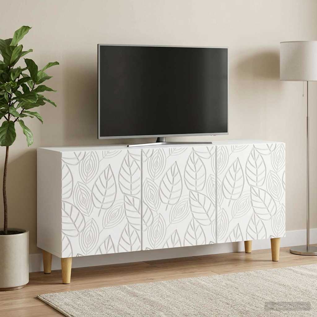 TV-skab 99 x 34,5 x 50 cm Hvid Konstrueret træ