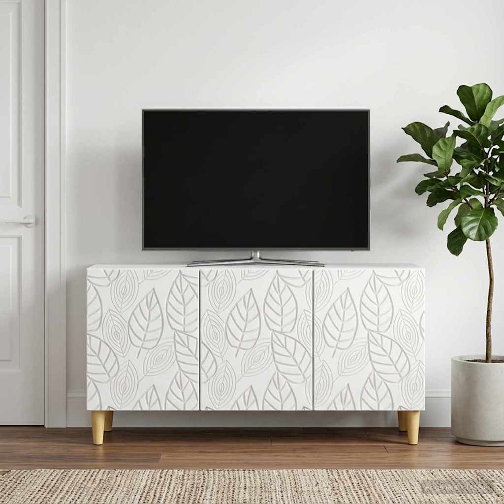 TV-skab 99 x 34,5 x 50 cm Hvid Konstrueret træ