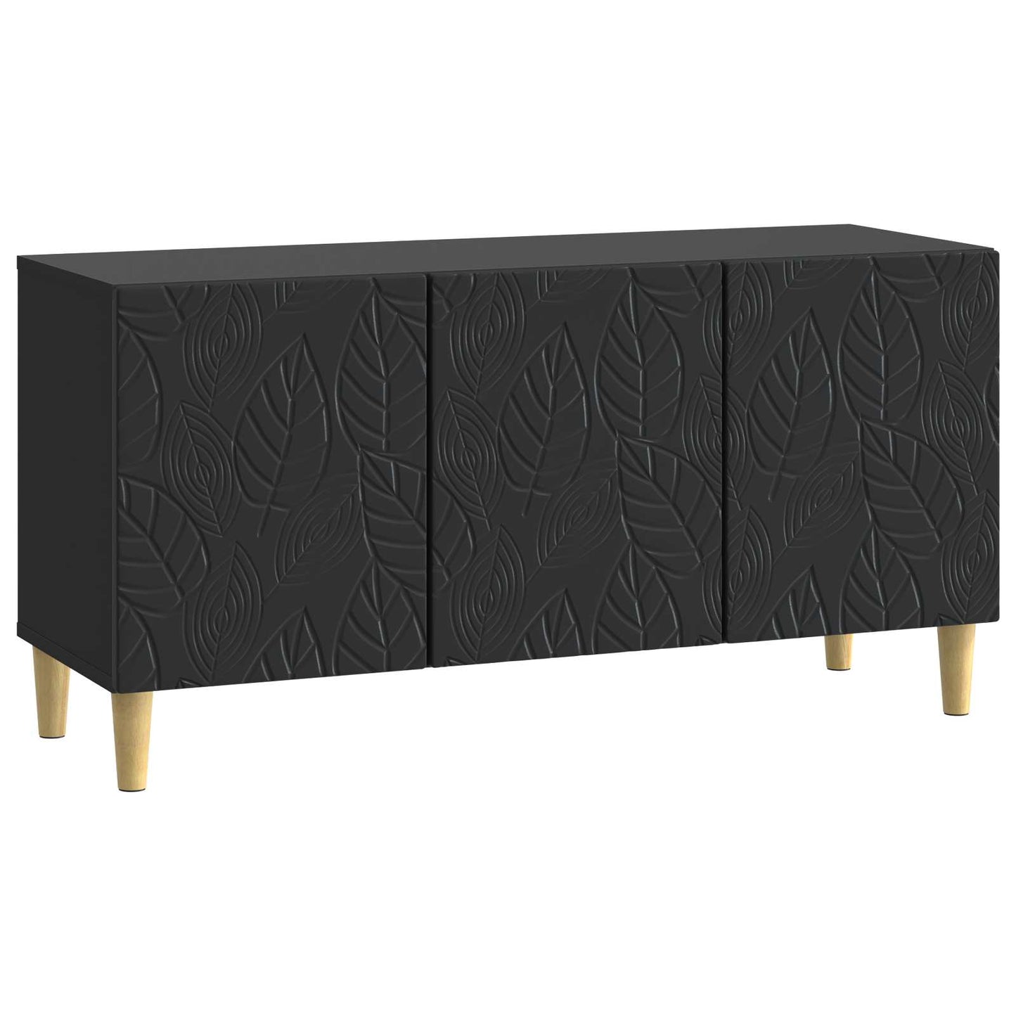 TV-skab 99 x 34,5 x 50 cm Sort Konstrueret træ
