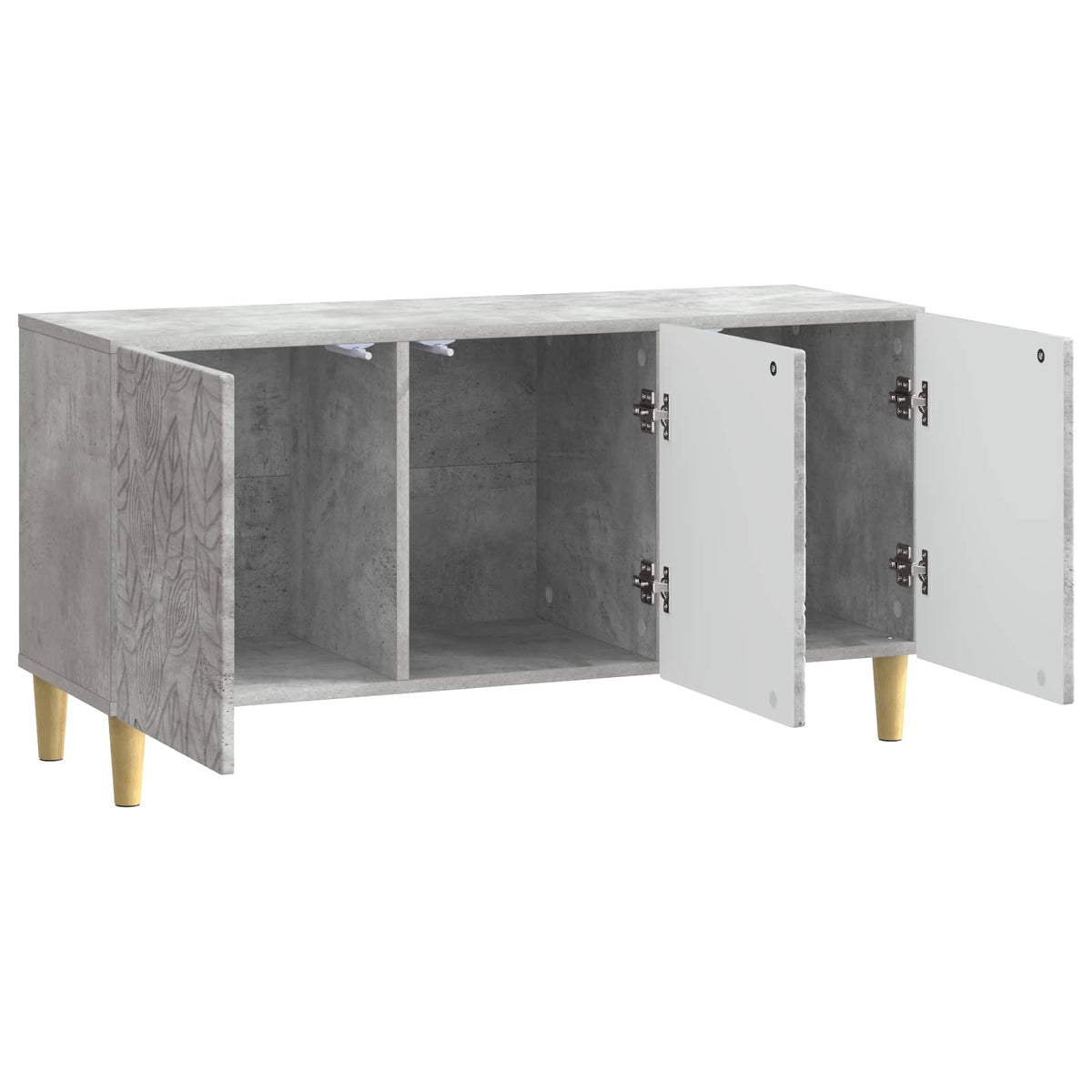 TV-skab 99 x 34,5 x 50 cm Betongrå Konstrueret træ