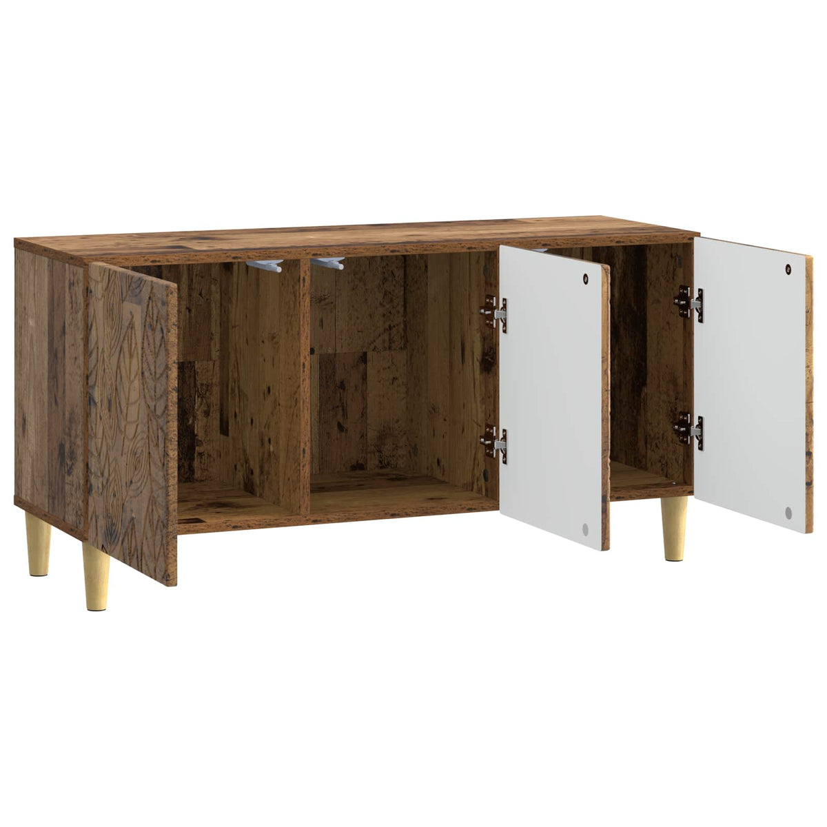 TV-skab 99 x 34,5 x 50 cm Gammelt træ Konstrueret træ