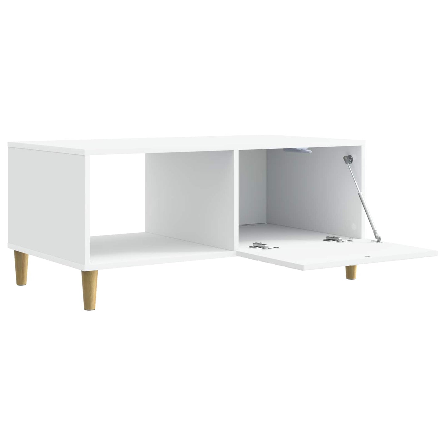 Sofabord Hvid 90 x 50 x 40 cm Konstrueret træ