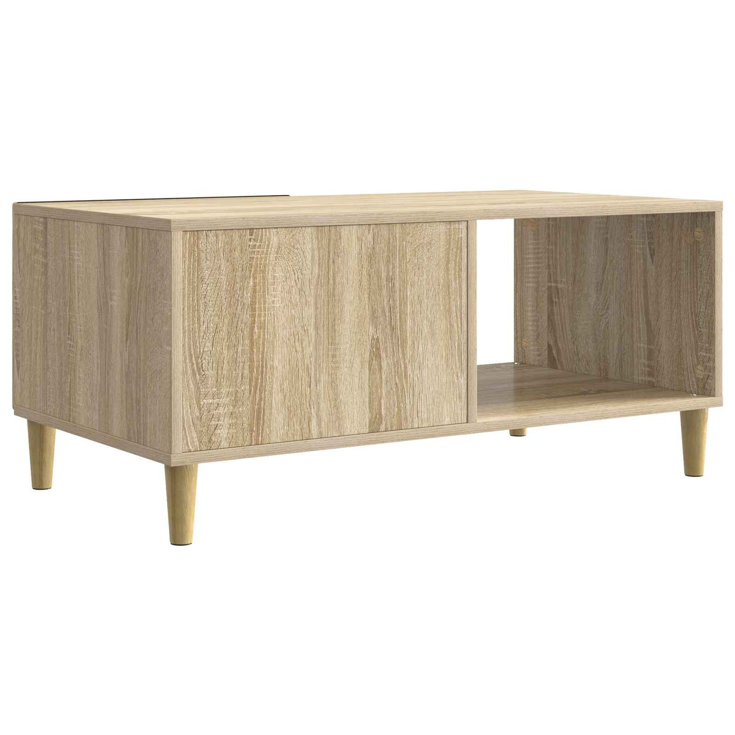 Sofabord Sonoma-eg 90 x 50 x 40 cm Konstrueret træ