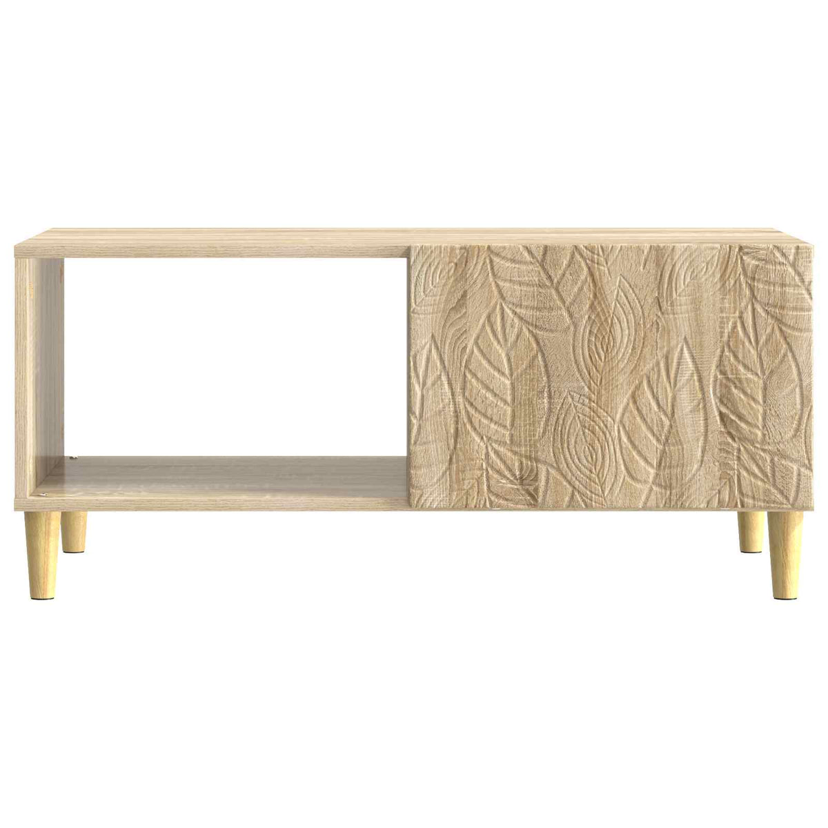 Sofabord Sonoma-eg 90 x 50 x 40 cm Konstrueret træ