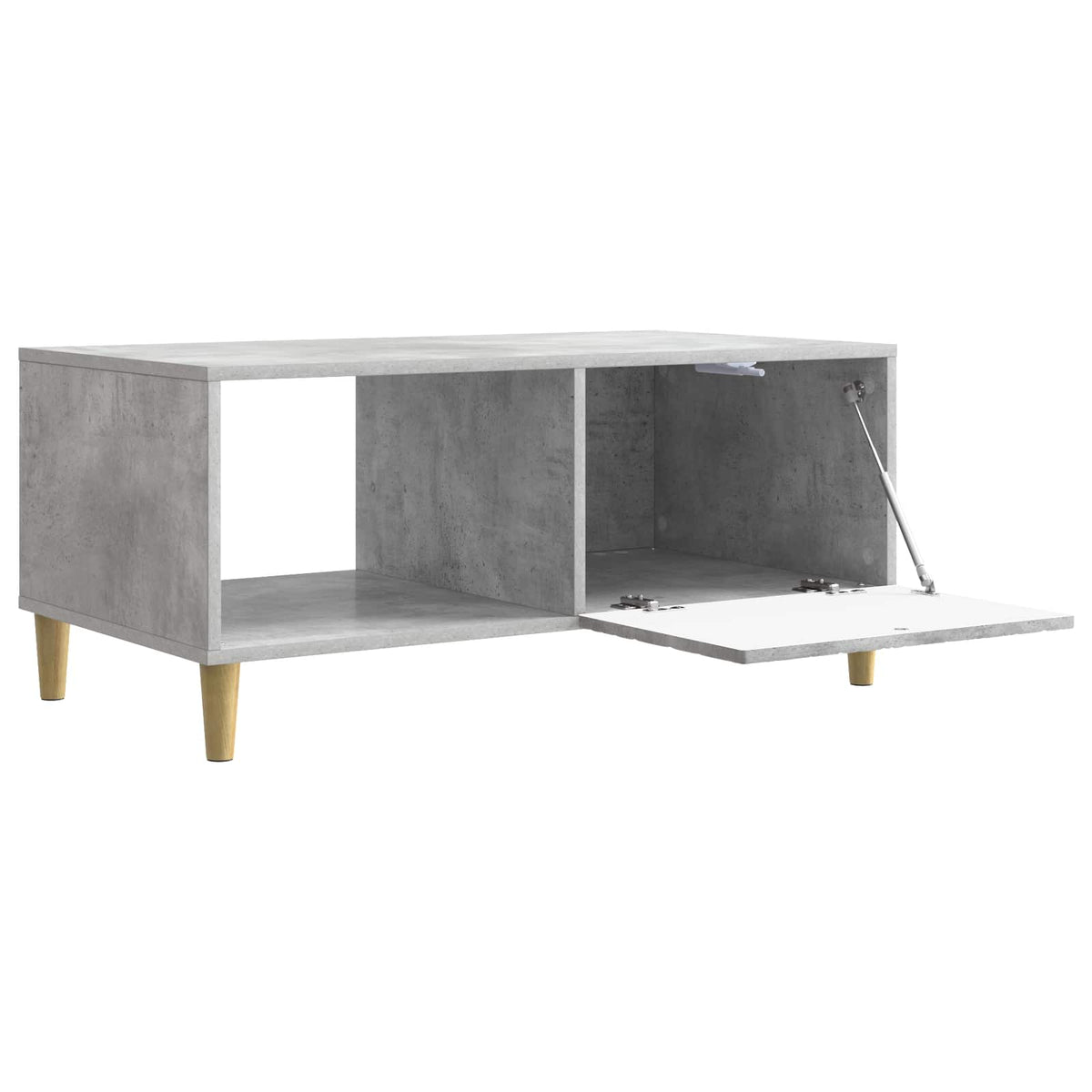 Sofabord Betongrå 90 x 50 x 40 cm Konstrueret træ