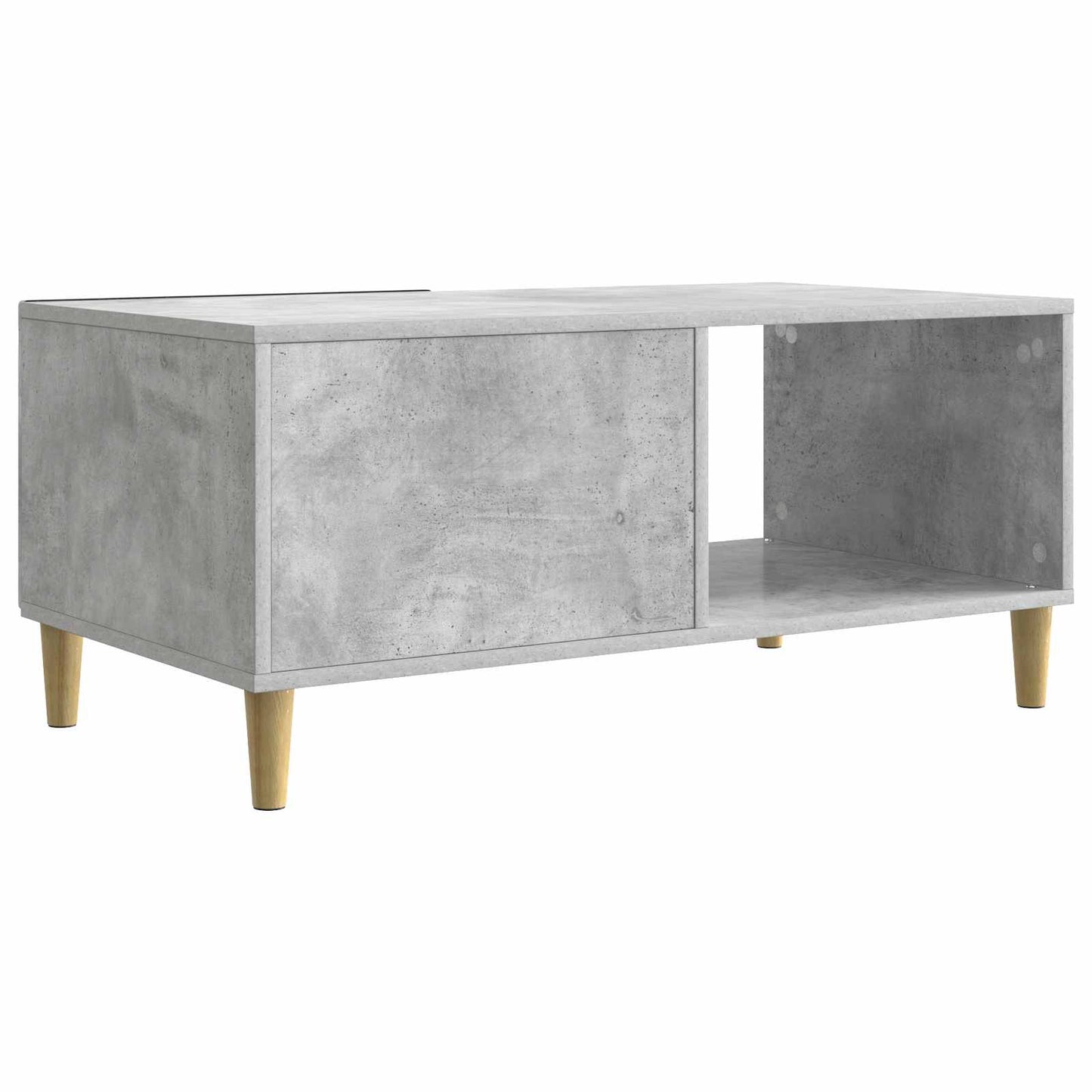 Sofabord Betongrå 90 x 50 x 40 cm Konstrueret træ