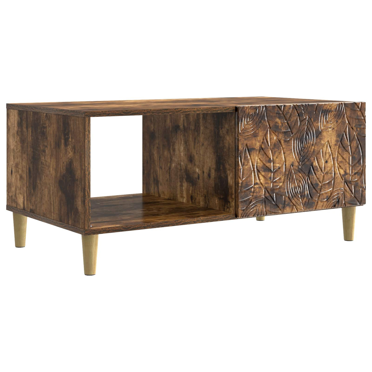 Sofabord Røget eg 90 x 50 x 40 cm Konstrueret træ