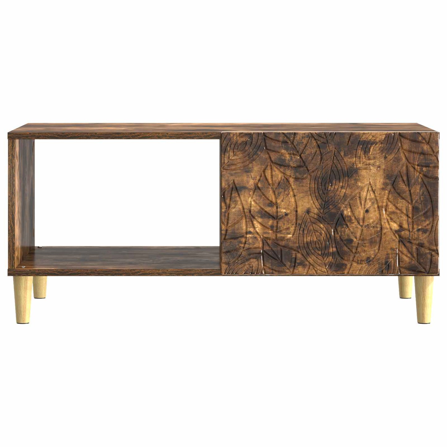 Sofabord Røget eg 90 x 50 x 40 cm Konstrueret træ