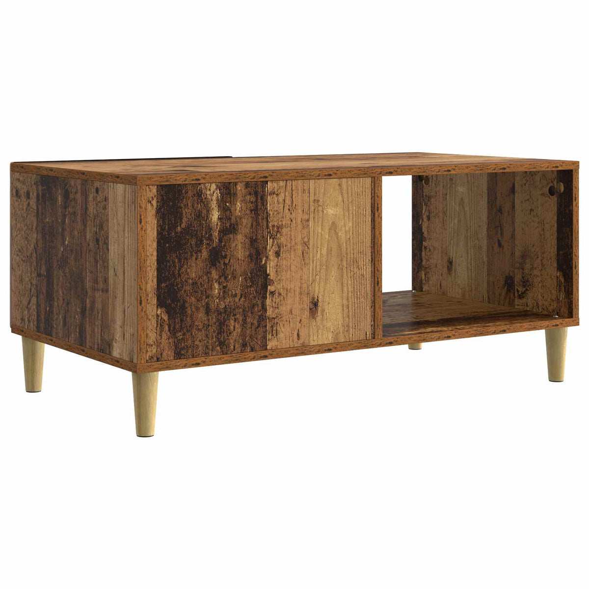 Sofabord Gammelt træ 90 x 50 x 40 cm Konstrueret træ