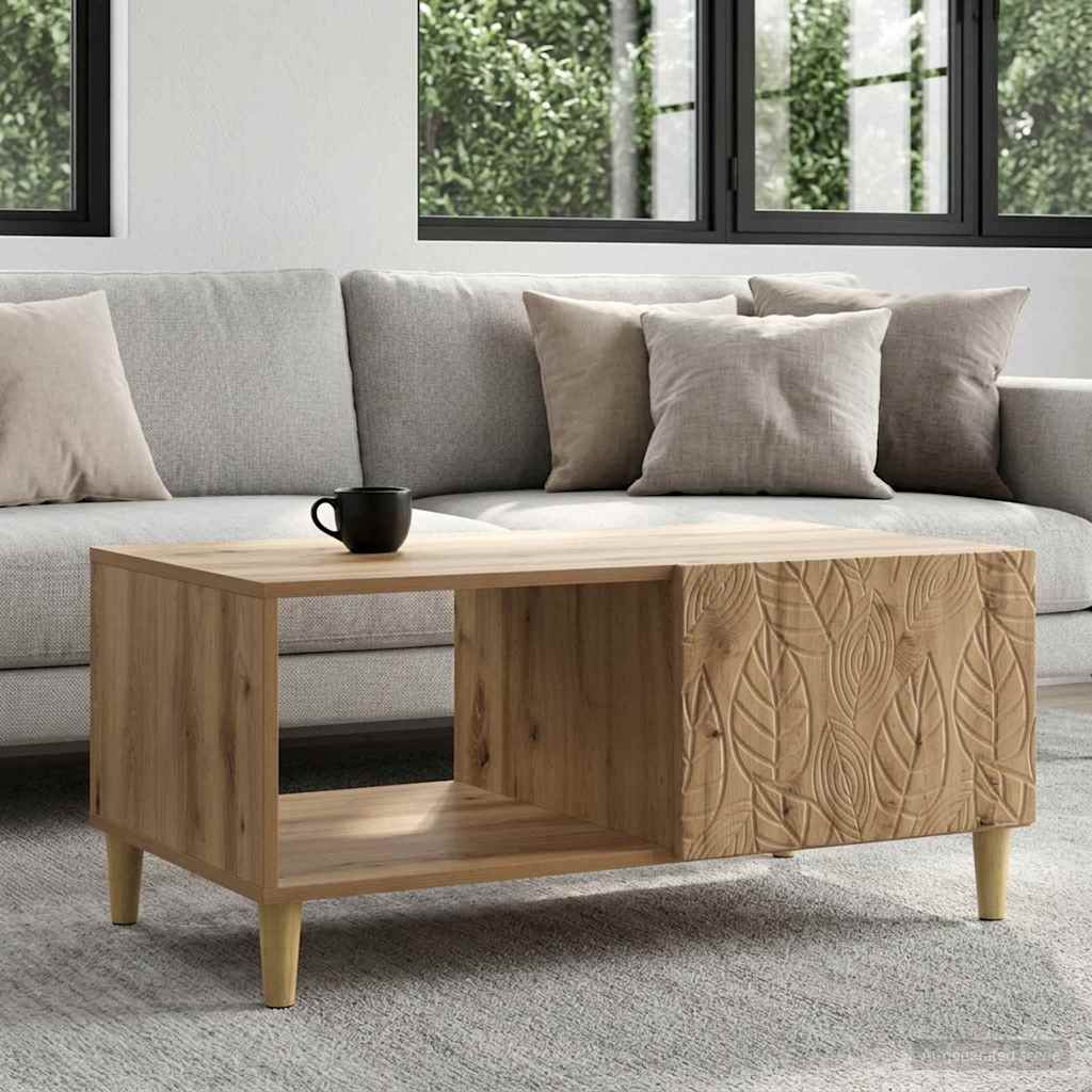 Sofabord Artisan-eg 90 x 50 x 40 cm Konstrueret træ