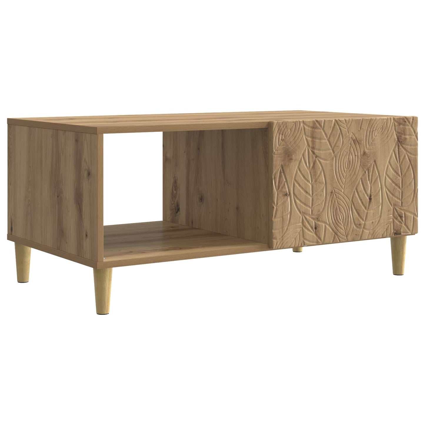Sofabord Artisan-eg 90 x 50 x 40 cm Konstrueret træ