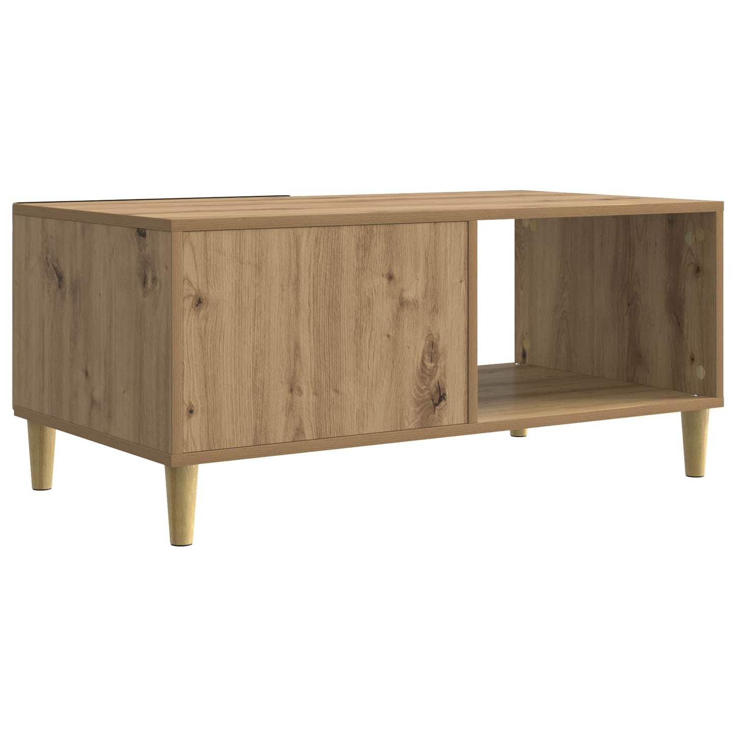 Sofabord Artisan-eg 90 x 50 x 40 cm Konstrueret træ