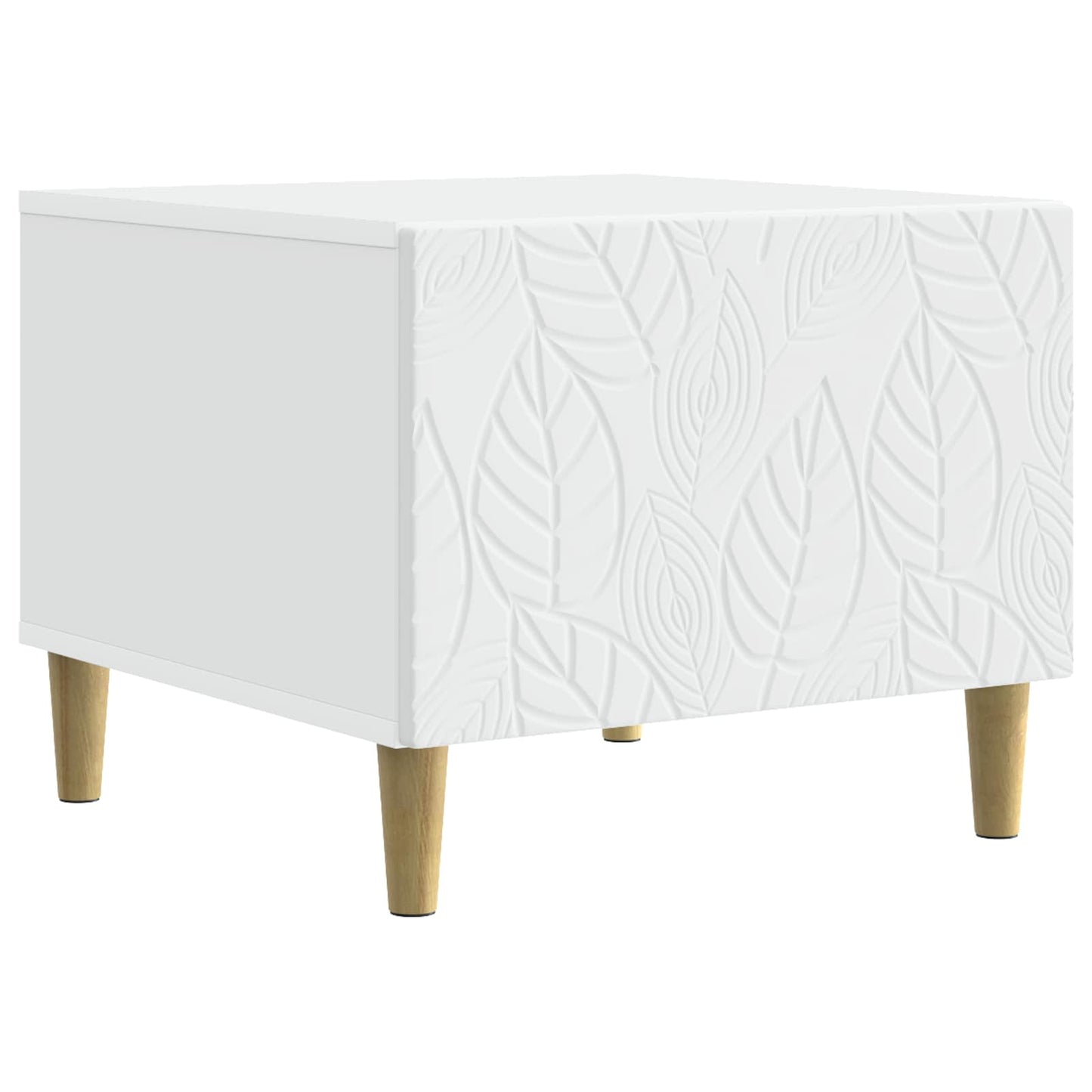 Sofabord Hvid 50 x 49 x 40 cm Konstrueret træ