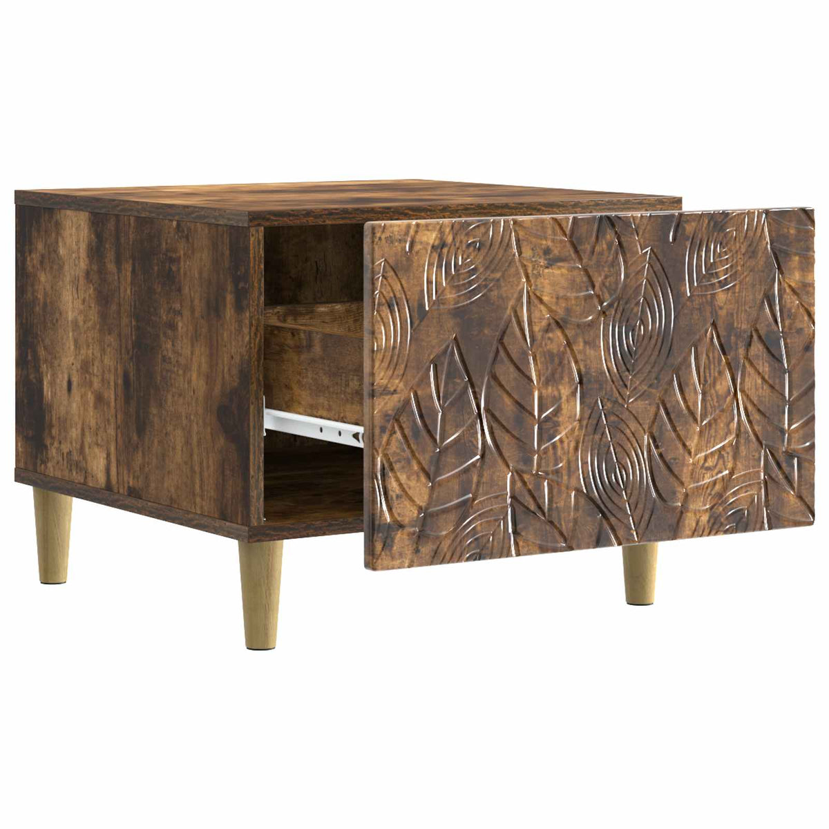 Sofabord Røget eg 50 x 49 x 40 cm Konstrueret træ