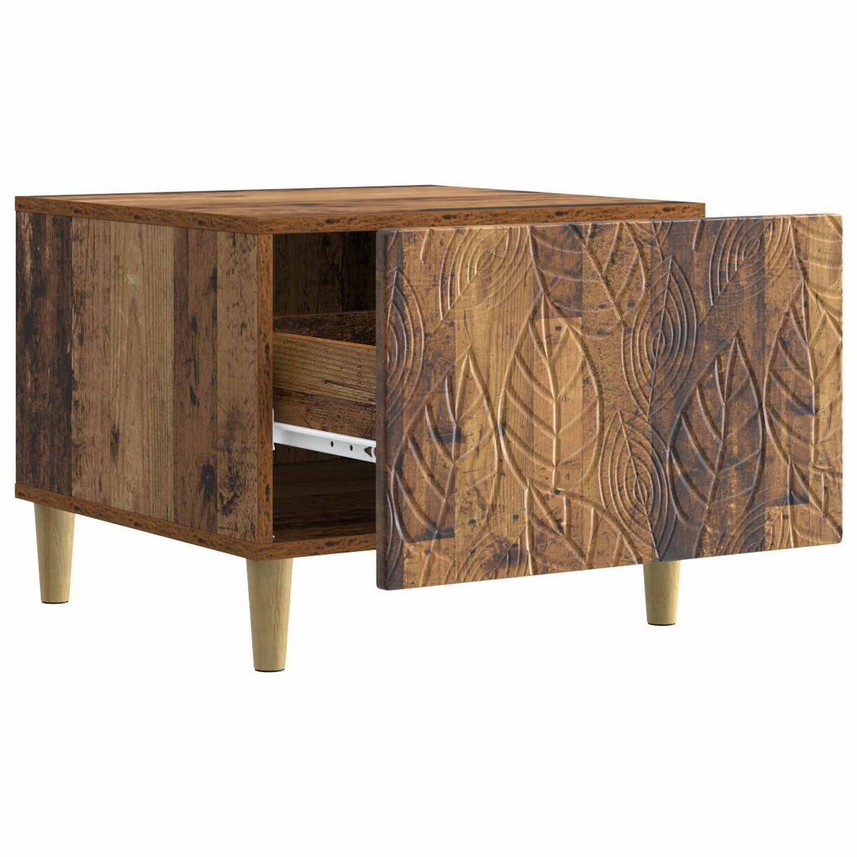 Sofabord Gammelt træ 50 x 49 x 40 cm Konstrueret træ