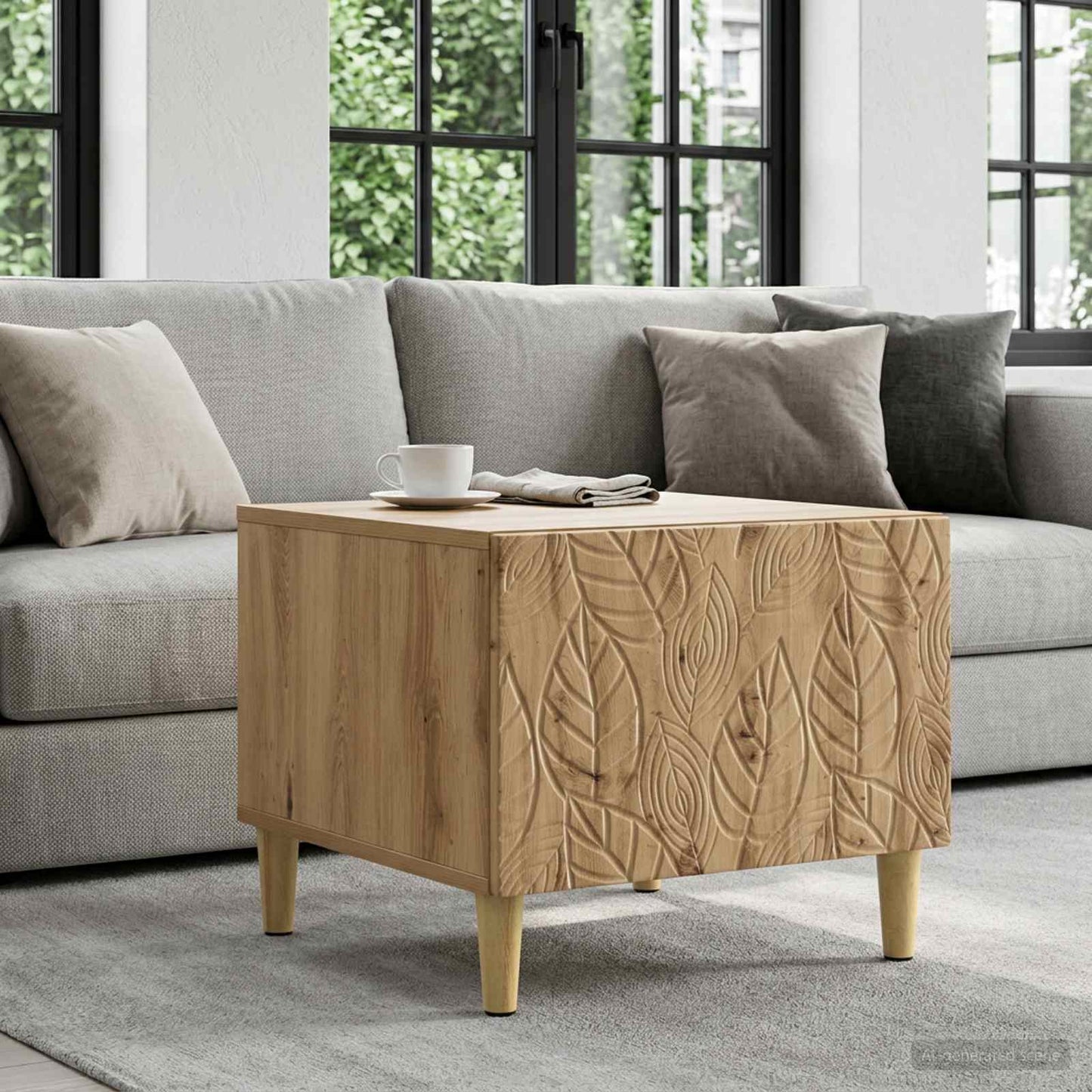 Sofabord Artisan-eg 50 x 49 x 40 cm Konstrueret træ