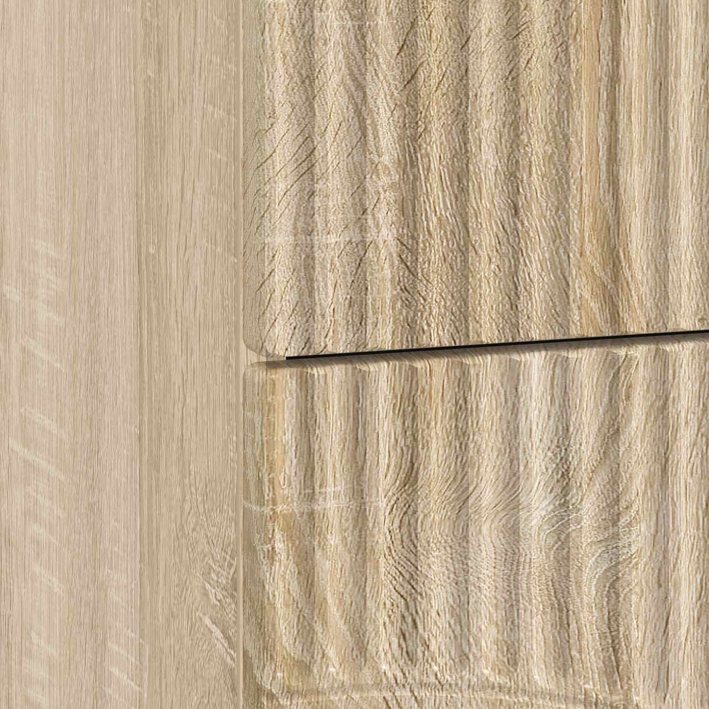 Natskab 2 stk. Sonoma-eg 43 x 34,5 x 44,5 cm Konstrueret træ