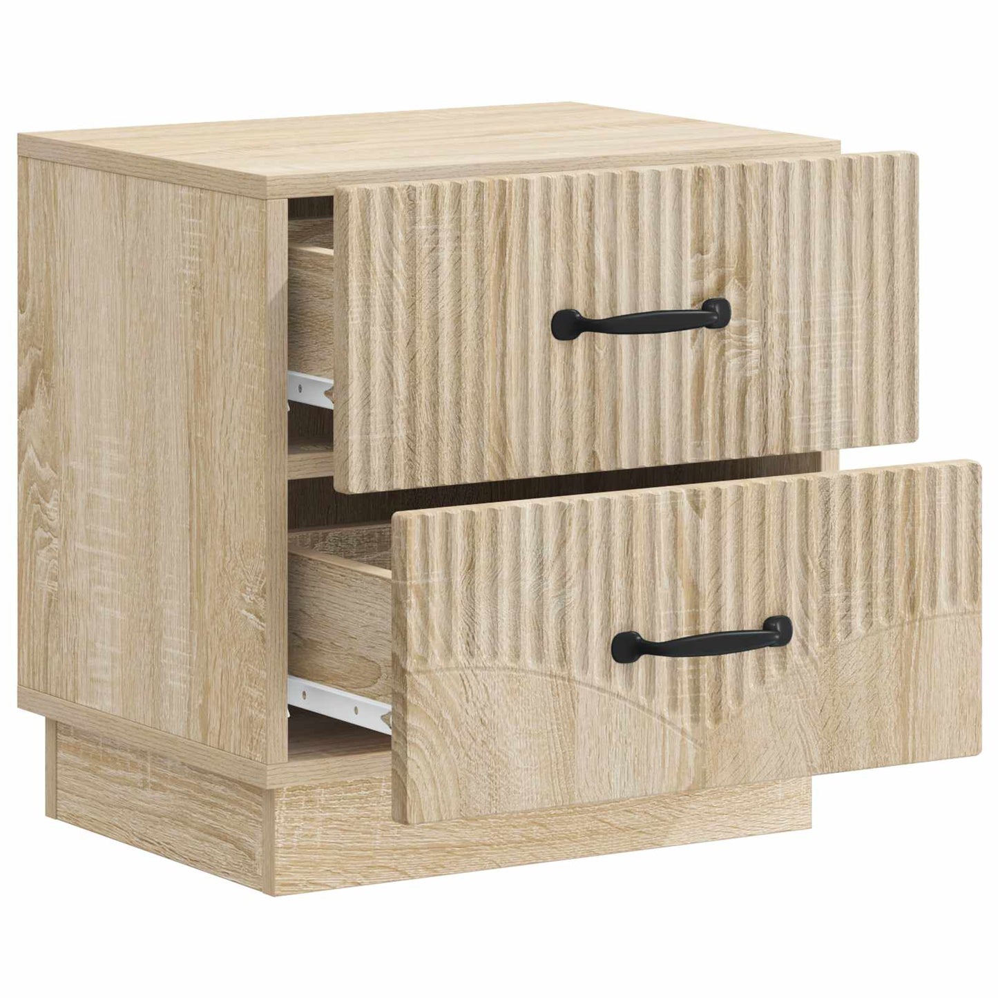 Natskab 2 stk. Sonoma-eg 43 x 34,5 x 44,5 cm Konstrueret træ