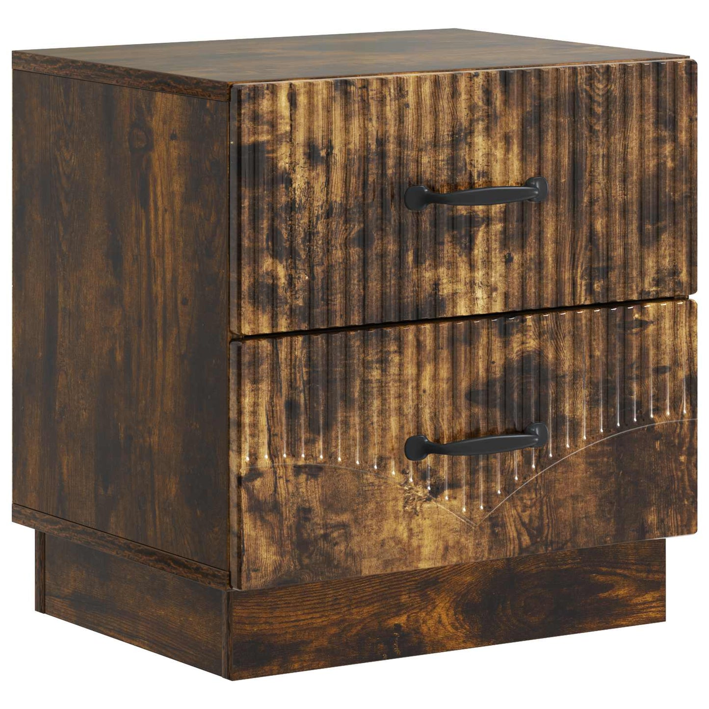 Natskab med skuffe Røget eg 43 x 34,5 x 44,5 cm Konstrueret træ