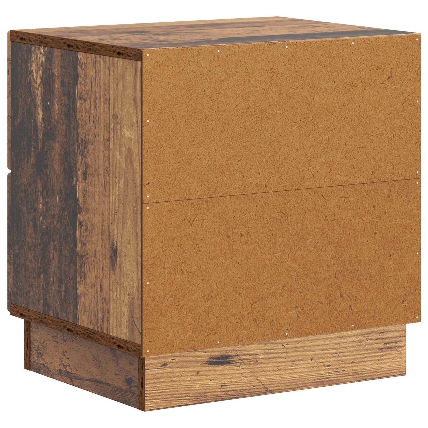 Natskab 2 stk. Gammelt træ 43 x 34,5 x 44,5 cm Konstrueret træ
