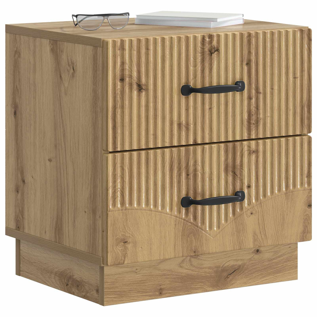 Natskab 2 stk. Artisan-eg 43 x 34,5 x 44,5 cm Konstrueret træ