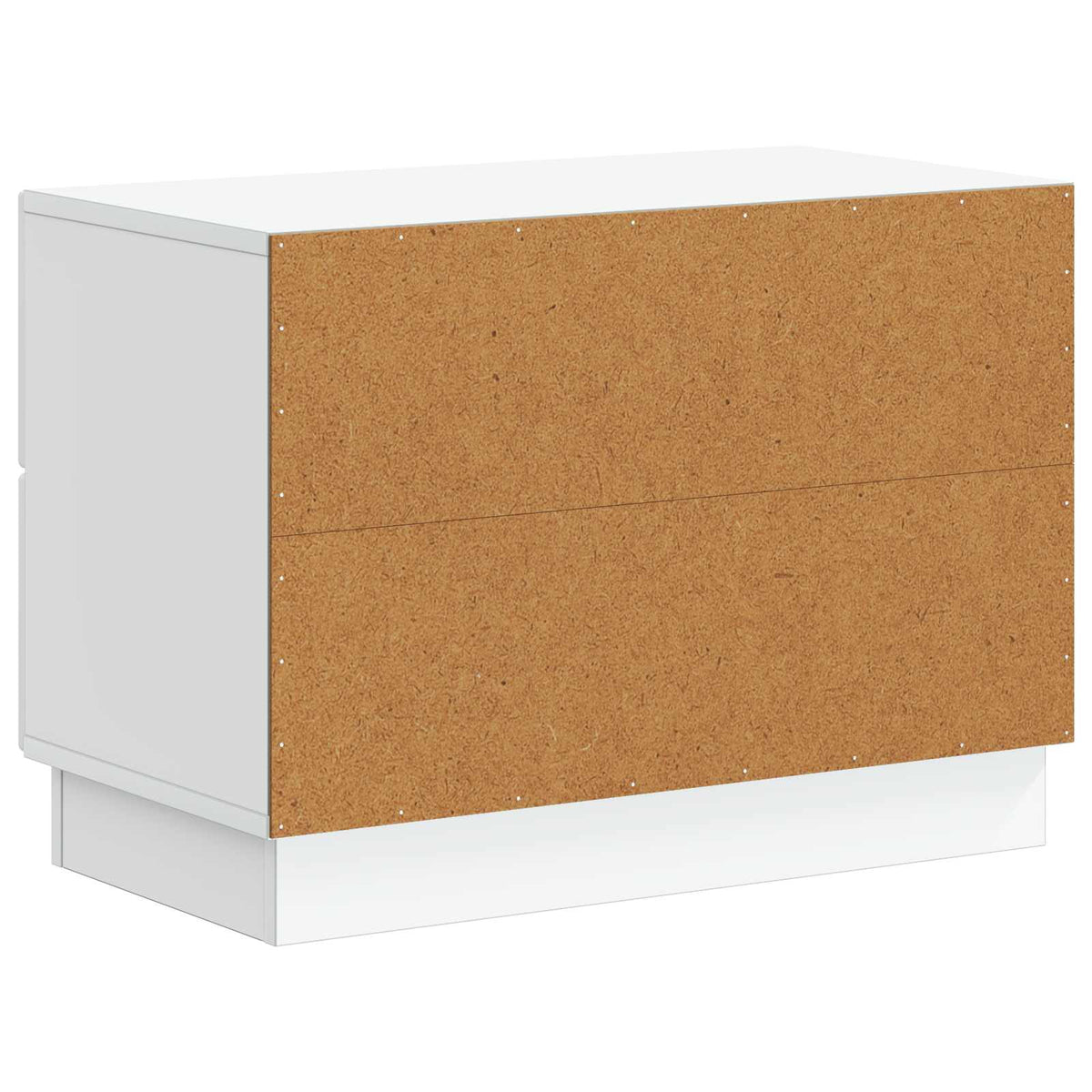 Natskab med skuffe Hvid 62 x 34,5 x 44,5 cm Konstrueret træ