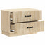 Natskab Sonoma-eg 62 x 34,5 x 44,5 cm Konstrueret træ
